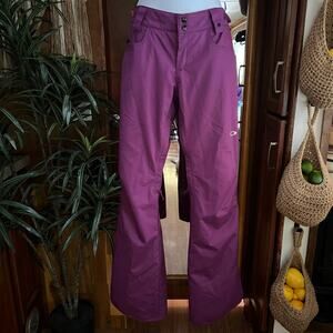 Oakley Y2K Thinsulate Snow Pants Women's M | Purple Insulated Ski Snowboard